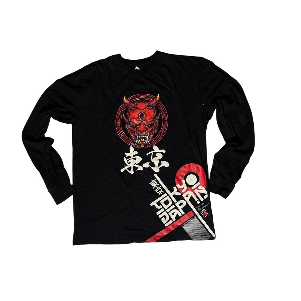 Original Gravity Tokyo Japan Graphic Print Long Sleeve T Shirt - M
